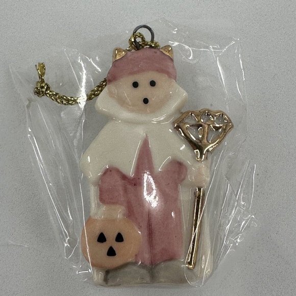 Lenox Figural Tree Ornaments Set of 8 Mini Trick Or Treat Halloween Discontinued - Picture 3 of 11